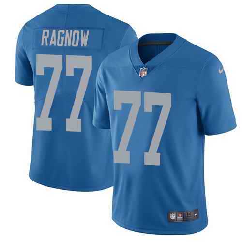 Nike Men & Women & Youth Lions 77 Frank Ragnow Blue Throwback NFL Vapor Untouchable Limited Jersey,We sell and wholesale Nike Men & Women & Youth Lions 77 Frank Ragnow Blue Throwback NFL Vapor Untouchable Limited Jersey on line form chian!